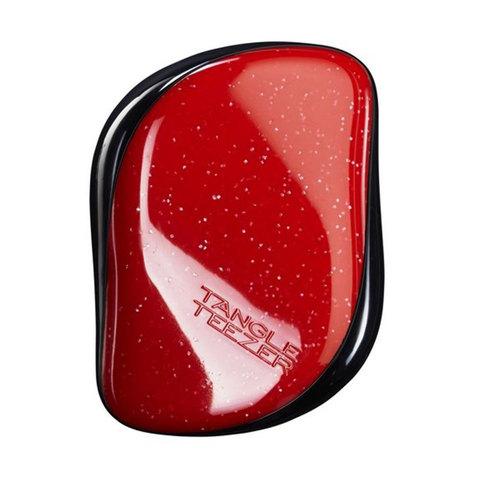 Расческа для волос Tangle Teezer Compact Styler (Красный с блестками)