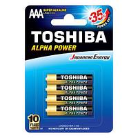 Батарейка Toshiba Alfa Power, AAA/LR03 GCH BP-4, 4 шт
