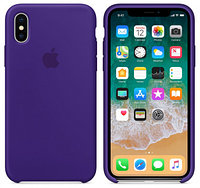 Силиконовый чехол для Apple iPhone
 Xs (фиолетовый)