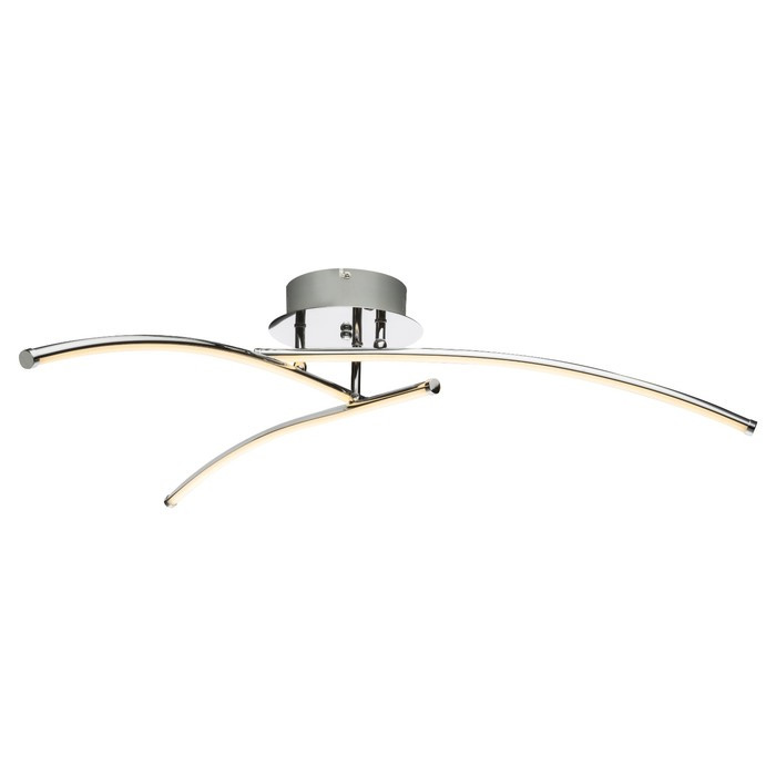 Люстра потолочная BARNA 1x21Вт LED хром 79x71x20см