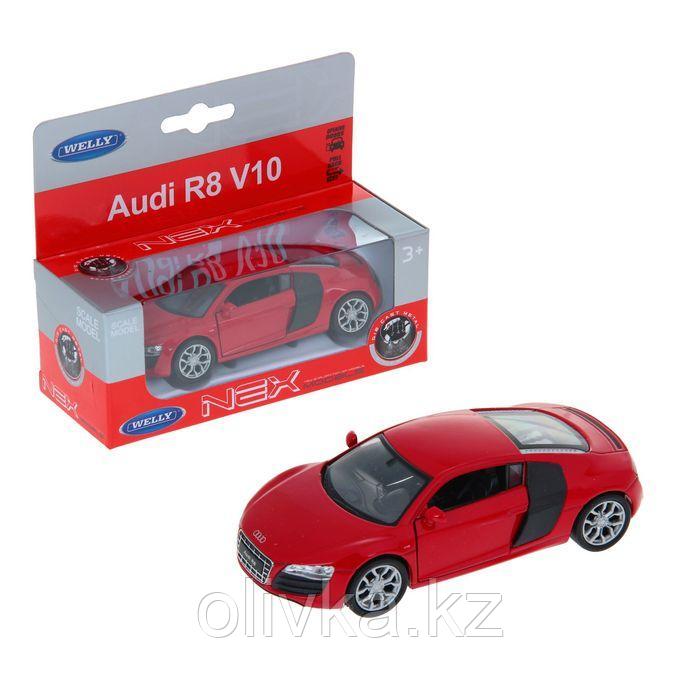 Машина металлическая Audi R8, масштаб 1:34-39, МИКС
