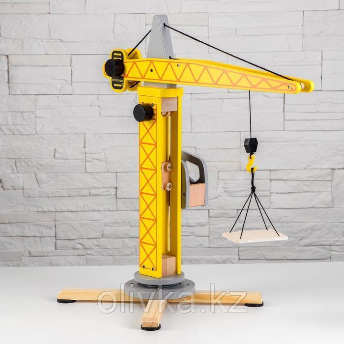 Игрушка из дерева «Кран» 14,5×51×22 см