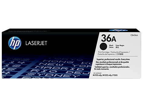 HP CB436A Картридж лазерный черный HP 36A для LaserJet P1505/M1120/M1522 - фото 1 - id-p8102630