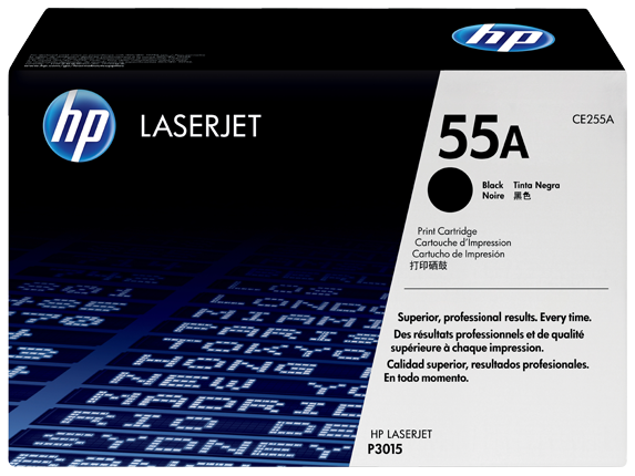 HP CE255A Картридж лазерный черный HP 55A для Laser Jet P3015/Pro 500 MFP M521/MFP M525 - фото 1 - id-p8102643