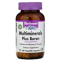 Bluebonnet Nutrition, Multiminerals, с бором, 180 растительных капсул Vcaps
