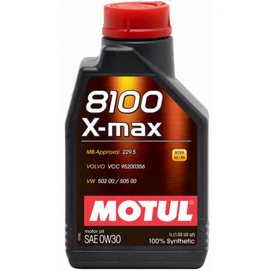 0W30 8100 X-MAX (1Л) Синтетическое моторное масло Motul - фото 1 - id-p77860966