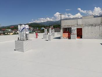 Гидроизоляция плоской кровли ЖК "Аль-Фараби", г.Алматы 4