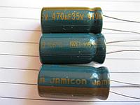 Конденсатор 470mF 35V Elec_cap ( 10x20 ) 105*C JAMICON WL