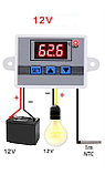 Термостат цифровой регулятор температуры XH-W3002 на 12В для инкубатора, фото 4