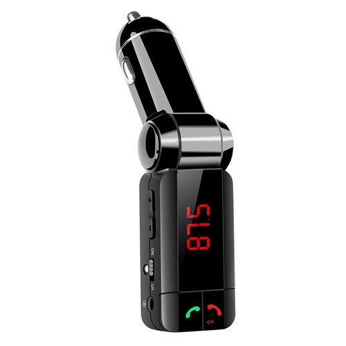 FM модулятор Car S16 + Bluetooth черный - фото 1 - id-p77863140
