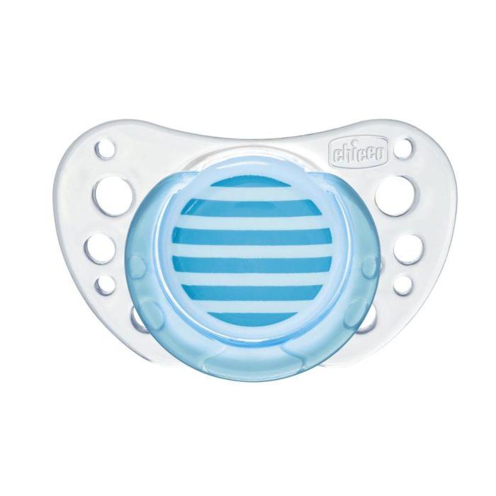 Пустышка латексная Chicco Physio Air 2 шт голубая 0-6м