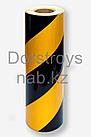 Лента световозвращающая черно-желтая 5 см для ограждения опасностей, фото 4