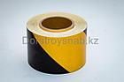 Лента световозвращающая черно-желтая 10 см для транспорта и обозначения, фото 5