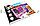 Планшет для рисования 3D Magic Drawing Board c 3D очками светящийся прямоугольный розовый 20х24,5 см, фото 3