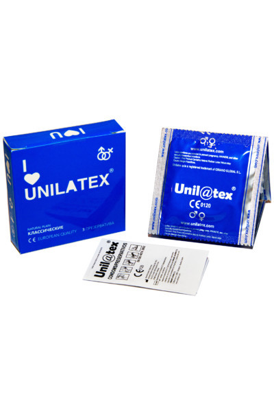 Презервативы классические Unilatex Natural Plain 3 шт  3002Un