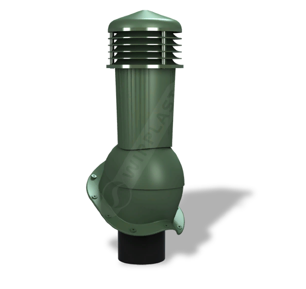 Вентиляционный выход Wirplast К-94 Зеленый 125/500 мм для профиля (Супермонтерей,Монтерей)