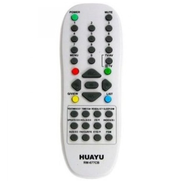 Универсальный пульт ДУ для телевизоров LG HUAYU RM-677CB (черный) - фото 1 - id-p77869019