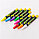Флуоресцентные маркеры для LED доски, набор 8 шт.  Flashcolor, фото 4