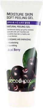 Пилинг-скатка с экстрактом ягоды асаи FOOD A HOLIC NATURAL CLEAN PEELING GEL(ACAI BERRY) 180 мл