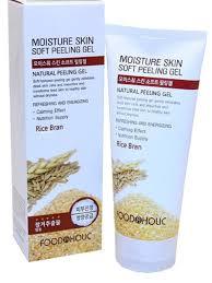 BELOVE FOODAHOLIC / Увлажняющая гель-скатка для лица MOISTURE SKIN SOFT PEELING GEL с Отрубями, 180 мл