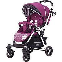 Коляска детская "JAZZ Trends" RA004 Lines beige Фиолетовый