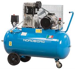 NORDBERG Компрессор NCE100/480 поршневой, ресивер 100л 480л/мин