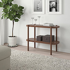 Стол консольный ЛИСТЕРБИ коричневый 92x38x71 см ИКЕА, IKEA, фото 2
