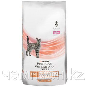 Pro Plan vet Feline OM ST/OX , OBESITY Managemen, диета для снижения и поддержания веса кошки, уп.350гр.