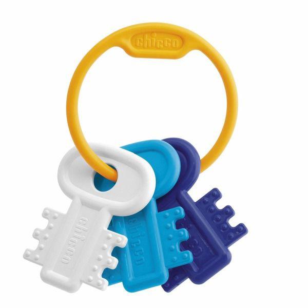 Прорезыватель Chicco "Ключики" голуб. 3м+