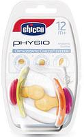 Пустышка латексная Chicco физио софт 12+