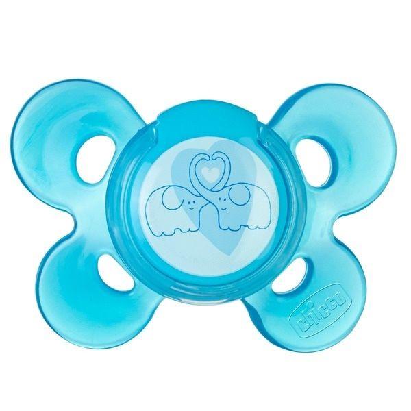 Пустышка латексная Chicco Physio Comfort 6м+ 1 шт голубая