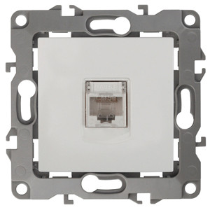 12-3107-01 Розетка информационная RJ45, ЭРА12, белый