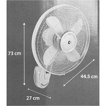 Вентилятор настенный c дистанционным управлением Equation WALLY, фото 3