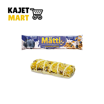 Мatti батончики-мюсли черника и йогурт 24 гр