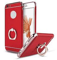 Пластиковый чехол JOYROOM с кольцом для iPhone 6/6S (красный)