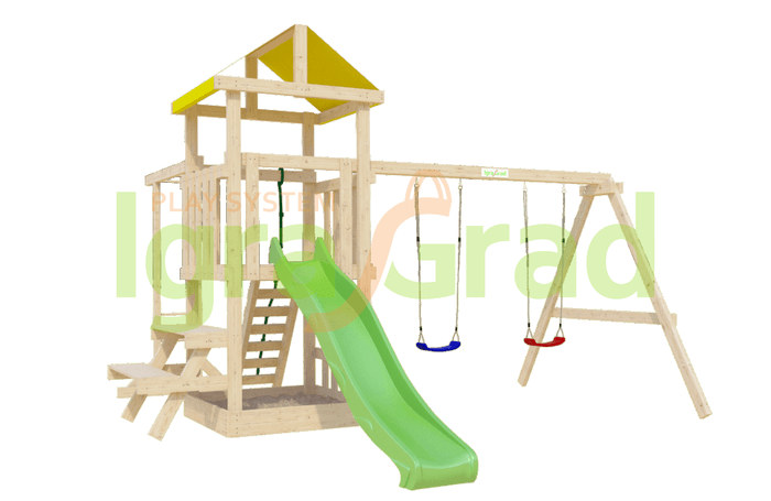 Детская площадка Крафтик со столиком и рукоходом