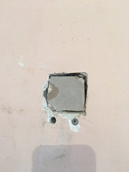 Зашпаклевали дыру в стене масленно клеевой шпаклевкой