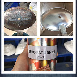 Обновили подставку для мыла аэрозольной декоративной краской 1