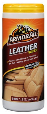 ARMOR ALL Leather Wipes (салфетки для кожанной обивки салона)