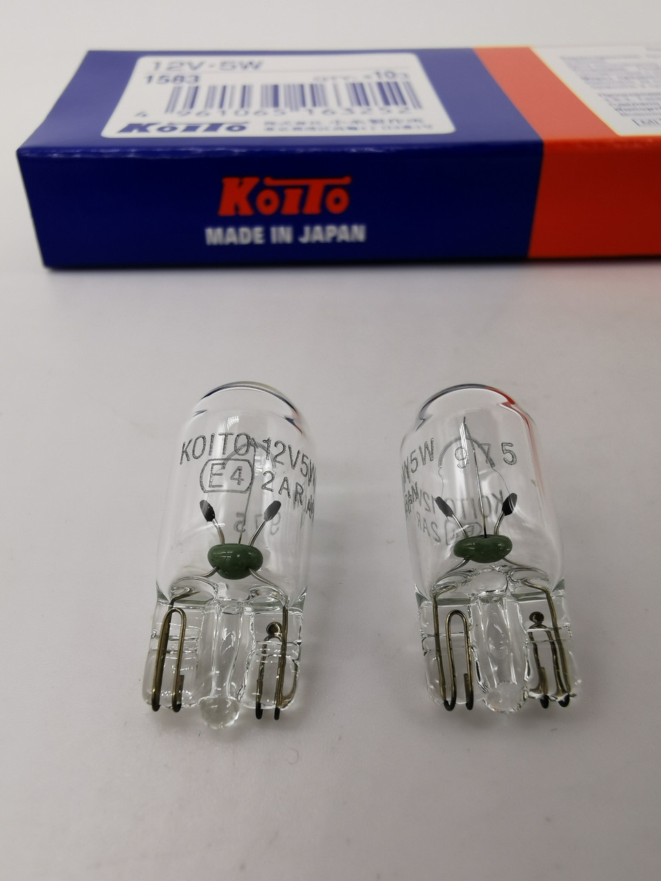 Koito 1583 Лампа накаливания безцокольная W5W 12V 5W