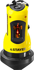 Нивелир лазерный линейный SLL-1, STAYER 34960, дальность 10м, точность +/-0,5 мм/м, фото 2