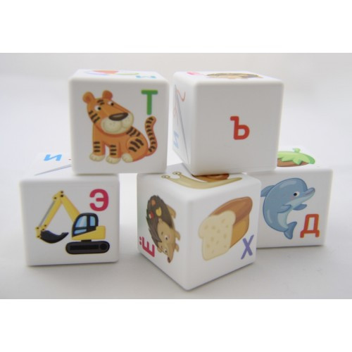 Кубики для умников «Азбука» 12 штук - фото 2 - id-p77913084