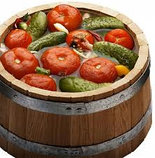 Кадка из дуба 3 л (оцинк сталь), фото 4