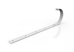 Кронштейн металлический для желоба d=125 мм, RUPLAST Цвет: белый, графит, коричн, красный, зеленый