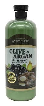 Olive&Argan 2in1 Shampoo - 3W CLINIC - 1500 мл.