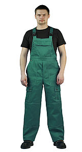 Полукомбинезон мужской рабочий зеленый Дрегер