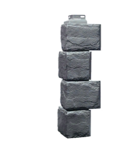 Угол наружный Кварцевый 455х137х137 мм Камень природный FINEBER