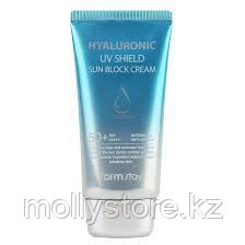 Солнцезащитный крем для лица Farm Stay Hyaluronic UV Shield Sun Block Cream SPF50+ PA+++ 70г