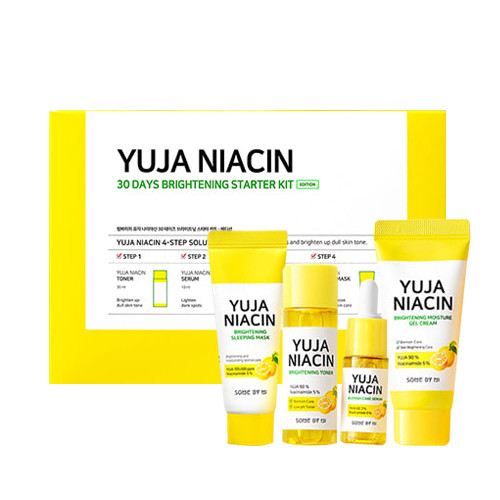 Набор миниатюр с юдзу для выравнивания тона Some By Mi Yuja Niacin 30 Days Brightening Starter Kit