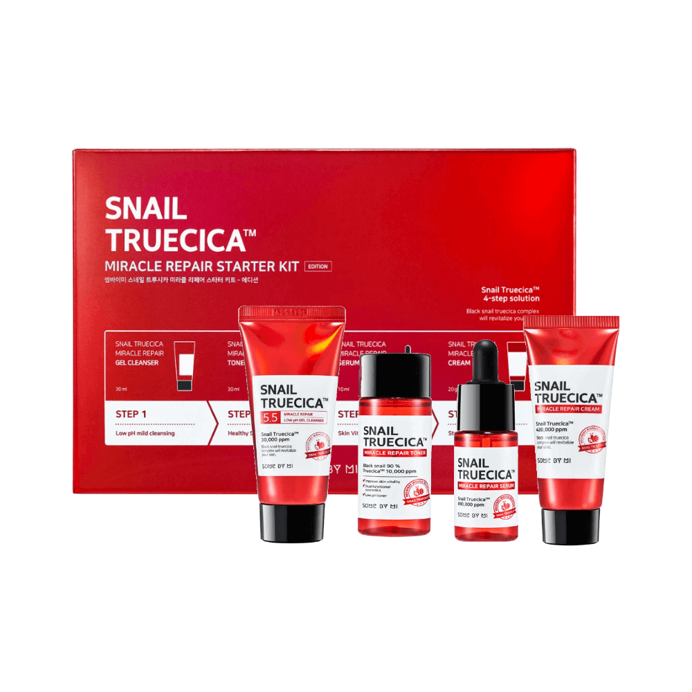 Набор миниатюр восстанавливающих средств для лицаSome by mi Snail Truecica Miracle Repair Starter Kit Edition